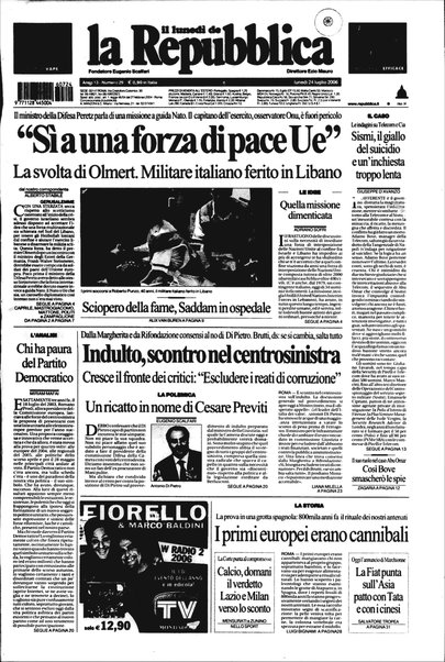 Il lunedì de La repubblica